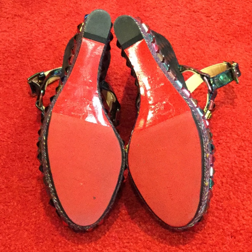 Pyralou Studded Wedges - Picture 5 of 7